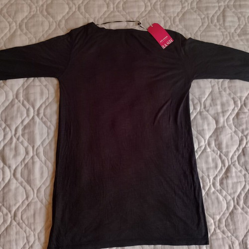 Pink Woman blouse women's black, new, size small