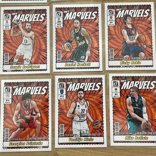 Net Marvels Set Donruss EuroLeague 23/24 σε άριστη κατάσταση, 25 κάρτες