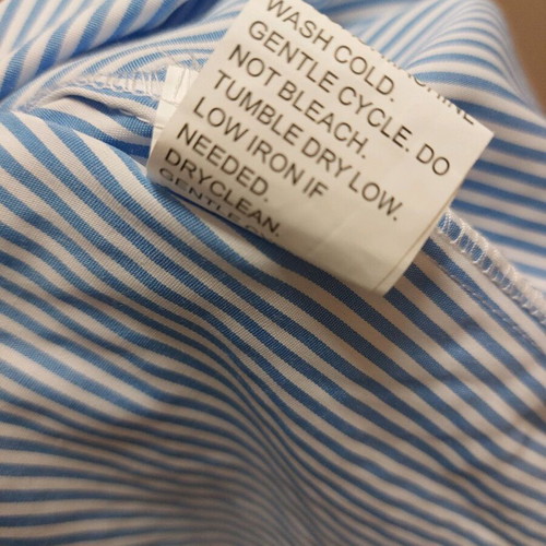 Women's shirt new, size L, white and blue