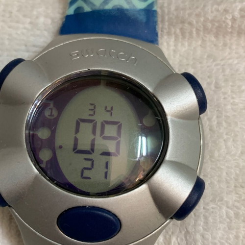 Swatch ρολόι unisex, πολύχρωμο