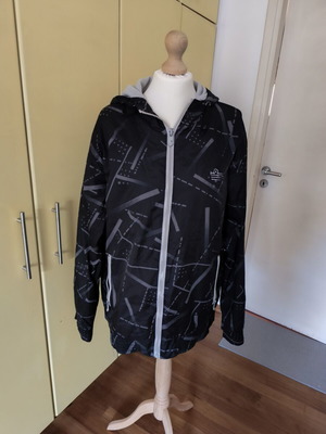Admiral jacket used, black and grey, size XXL