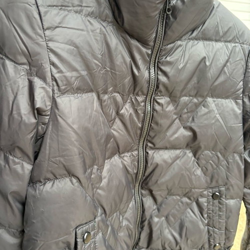 Firetrap women's jacket with goose down, new, size 10, grey/navy with green interior
