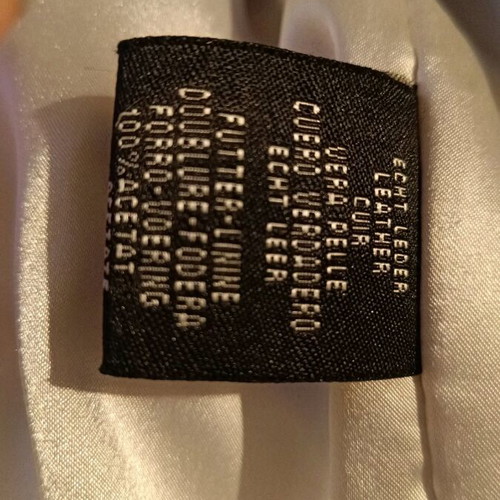 G&G Leather Jacket Medium like new, white