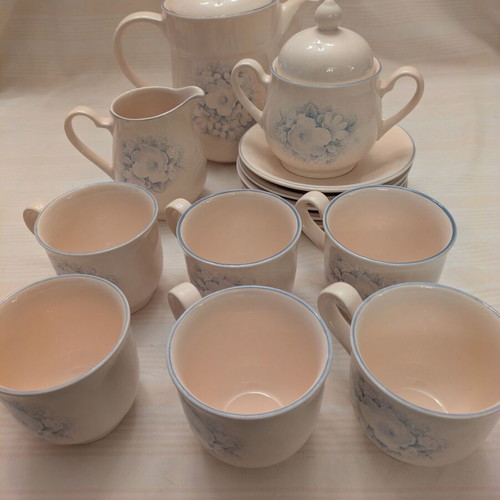 Keltcraft by Noritake Icerose tea/coffee set 15 pcs like new