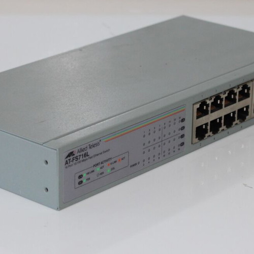 Allied Telesis AT-FS716L switch restored with 16xRJ-45 ports