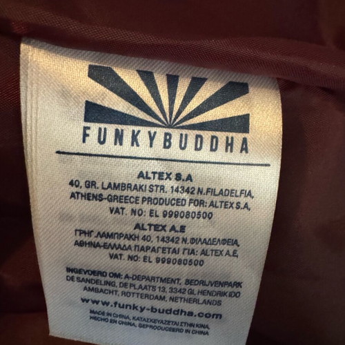 Αμάνικο μπουφάν Funky Buddha σαν καινούργιο, μπλε, μέγεθος S