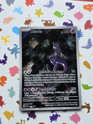 Mewtwo (SVP 052) SV Black Star Promos κάρτα Pokemon σαν καινούργιο, γερμανική