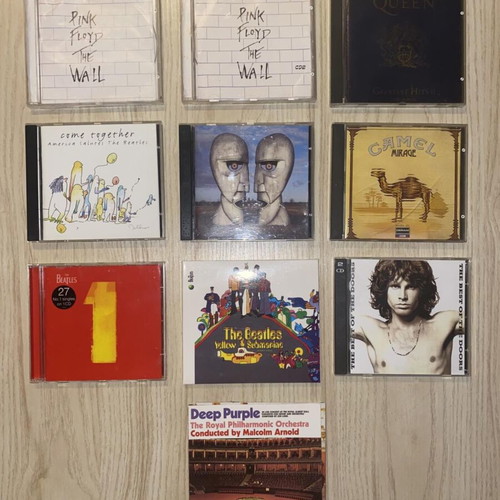 Metal rock CD collection, pack of 50