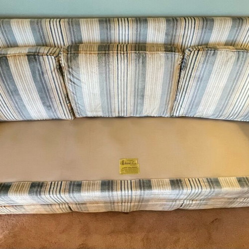 Velvet 3-Seater Sofa Used From USA