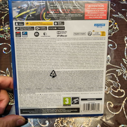 F1 25 PS5 game