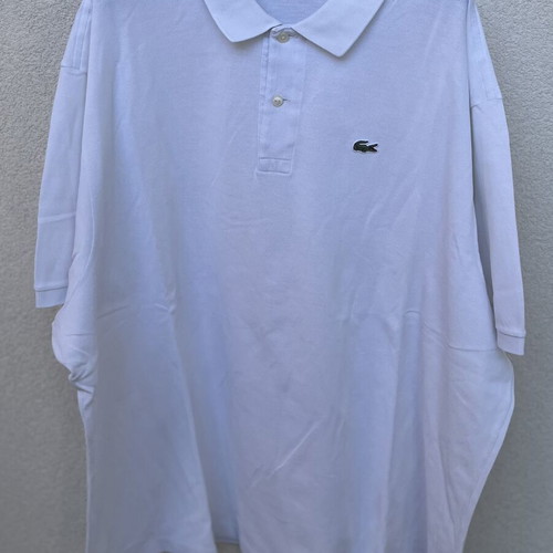 Lacoste men's white polo shirt size 4XL