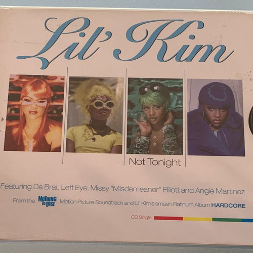 Lil Kim Not Tonight 2-trk CD single used