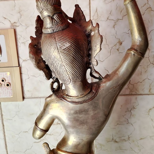 Tara bronze statue like new, large over 50cm