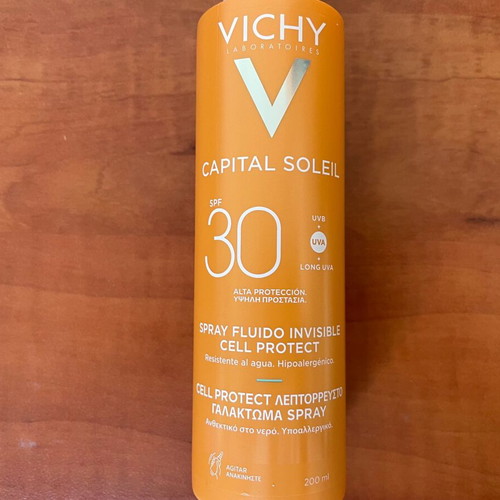 Vichy Capital Soleil Cell Protect Sunscreen Spray SPF30 new, pack of 3