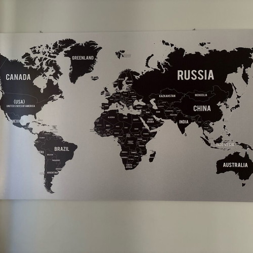 Decorative Map Frame New Made of Foam Material