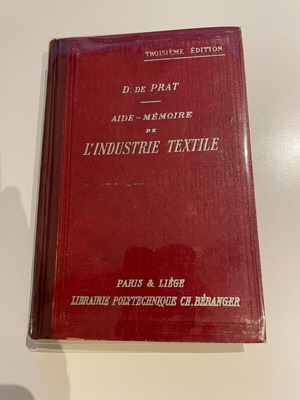 Aide-Mémoire de l'Industrie Textile μεταχειρισμένο βιβλίο στα γαλλικά