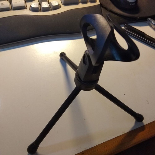 Microphone stand for home studio like new with adapter