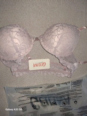 Geilina σουτιέν push up καινούργιο 75B ροζ με δαντέλα