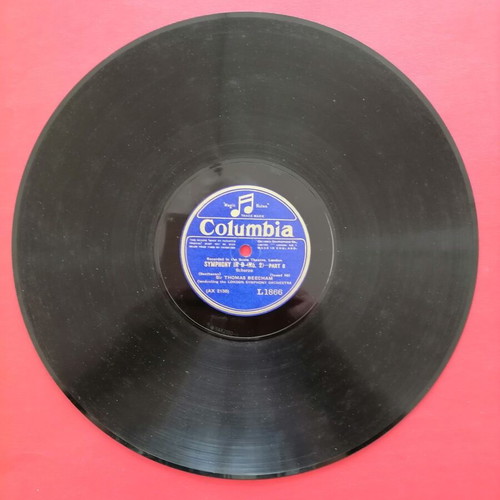 78 RPM gramophone record album used, classical music