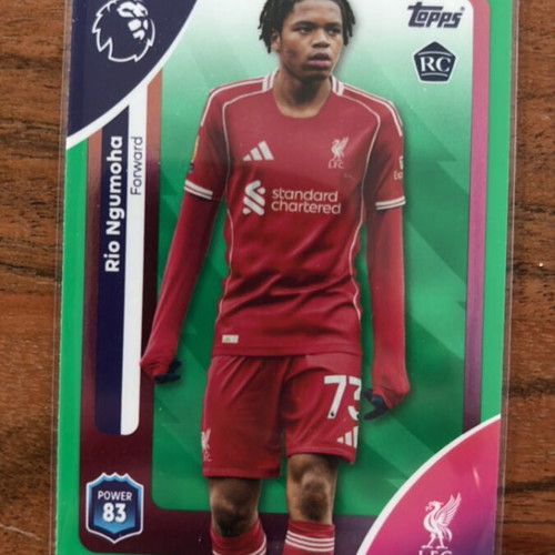 Rio Ngumoha Topps EPL green card new