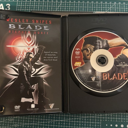 Blade trilogy DVD used, Greek subtitles, adventure fantasy