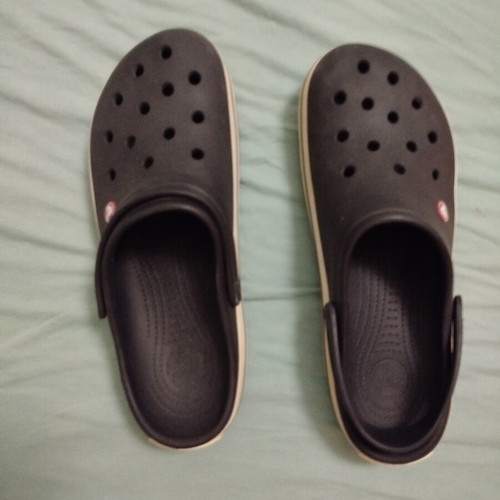 Crocs Crocband sandals like new, size 46-47, black