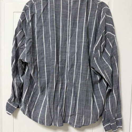 Striped blouse XL, grey
