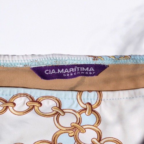Cia Maritima Brazil bikini bottom cheeky medium like new turquoise gold