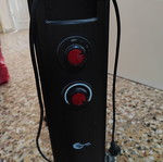Halogen heater 2400W with 4 lamps