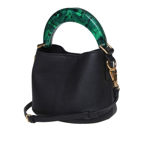Marni leather shoulder bag like new, black