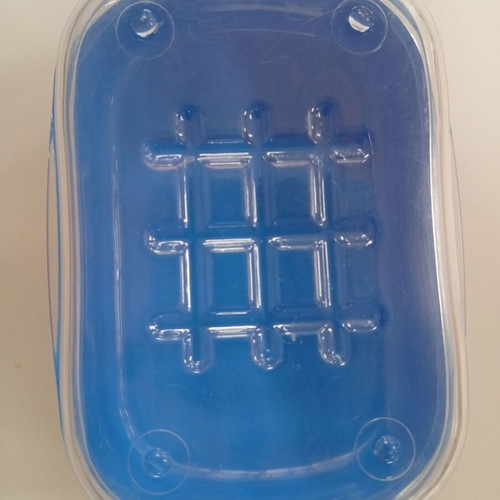 Soap dish plastic with lid used
