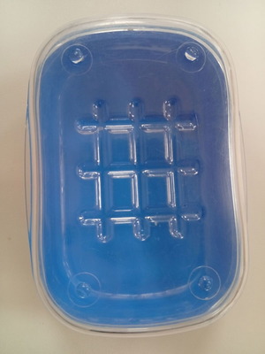 Soap dish plastic with lid used