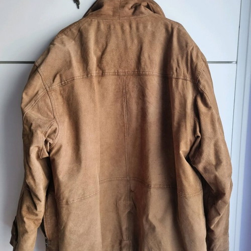 Men's leather jacket camel XL like new
