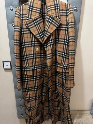 Παλτό Burberry like new, ολόμαλλο, μέγεθος 38 ιταλικό