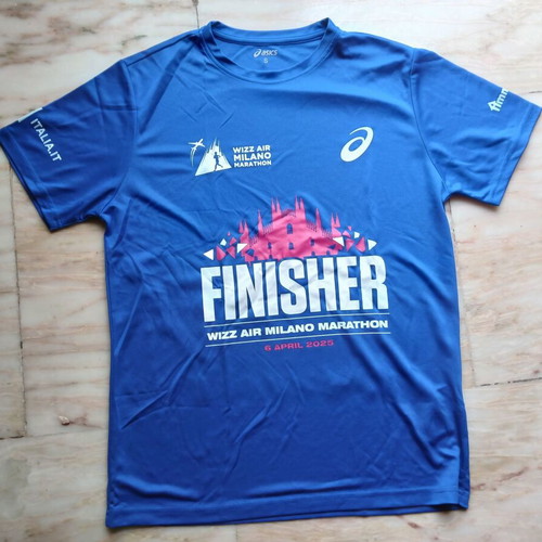 Technical t-shirt Milan Marathon 2025 new, size small, Asics