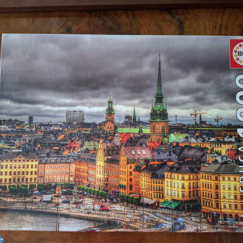 Educa puzzle 1000 pieces Views of Stockholm, Sweden like new