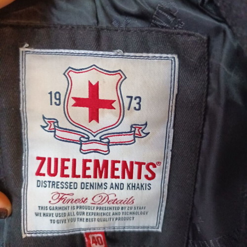 Zu Elements wool coat blue like new, size S