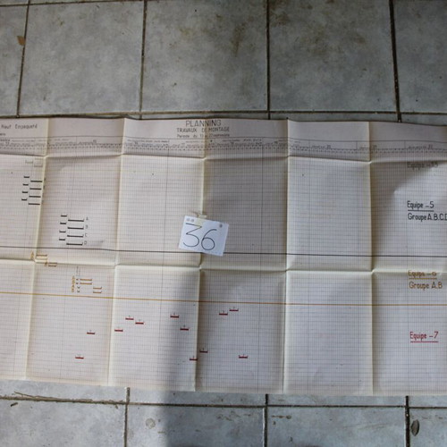 Original 1985 Drawing for Pont Neuf Wrapping by Christo like new