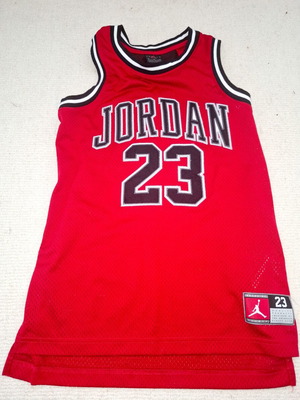 Jordan Jersey red sleeveless top for kids 10-12 years like new
