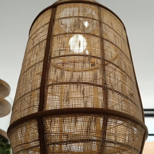 Ceiling light bamboo new