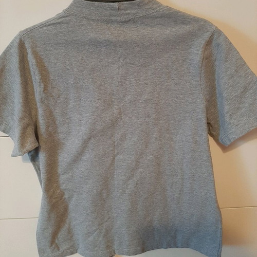 Gray Verita cotton T-shirt with designs like new, size XL