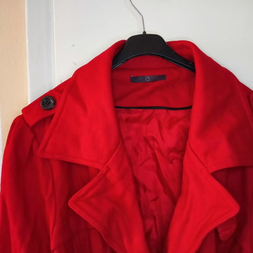 Red coat used, size XL
