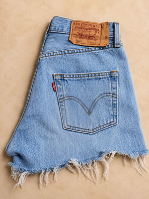 Levi's 501 Original Denim Shorts W29 like new, light blue, high waist