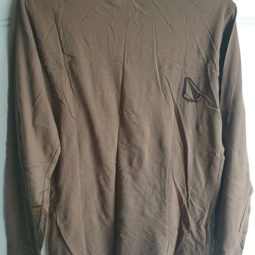Zara men's medium cotton blouse very good like new brown