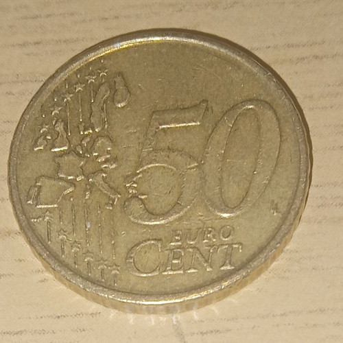 50 cents 1999 like new, minted in Belgium