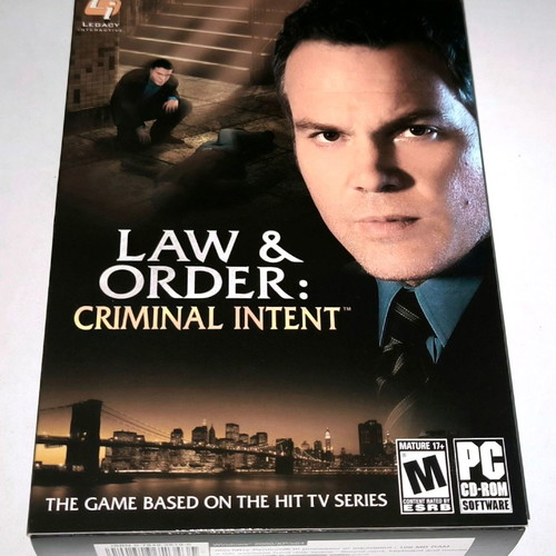 Law & Order: Criminal Intent PC game used, adventure