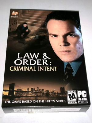 Law & Order: Criminal Intent PC game used, adventure