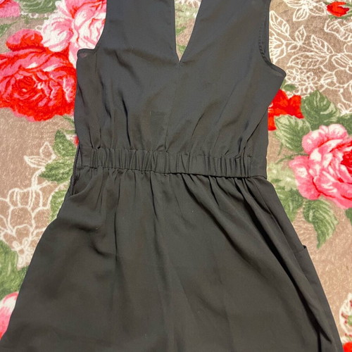 Bebe black summer romper like new, size S