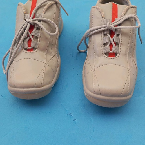 Explorer leather athletic shoes new, size 38, gray