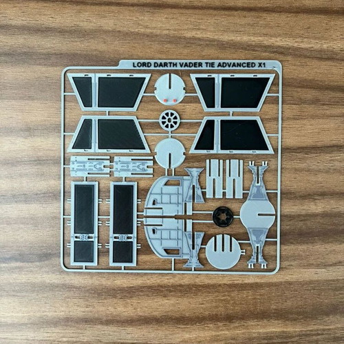 Darth Vader Tie Advanced X1 Kit card new